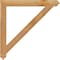 Ekena Millwork Traditional Arts & Crafts Rough Sawn Bracket, Western Red Cedar, 4"W x 40"D x 40"H BKT04X40X40TRA03RWR - alternate 2